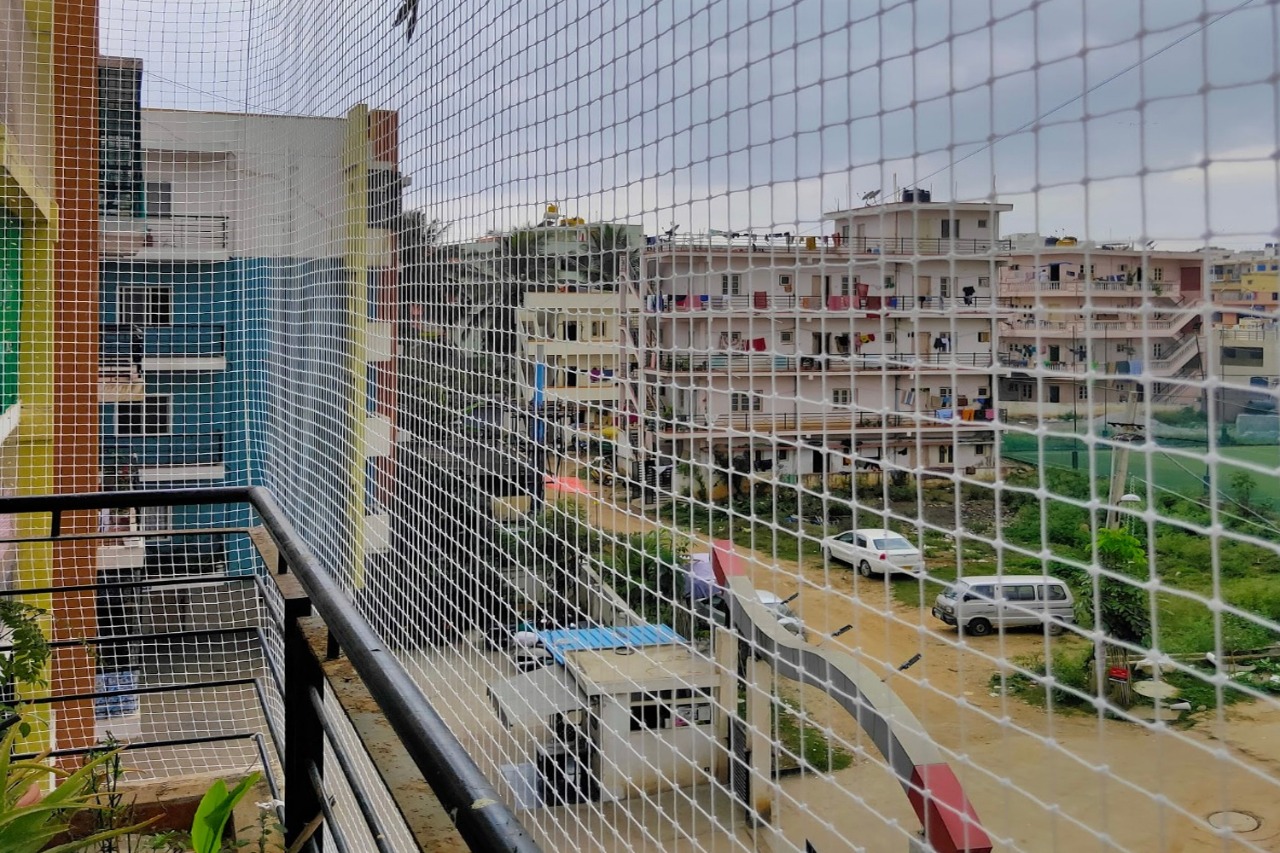 Pigeon Nets for Balconies +91 99012 39922 - Latest update - Pigeon Safety Nets For Apartments In Whitefield